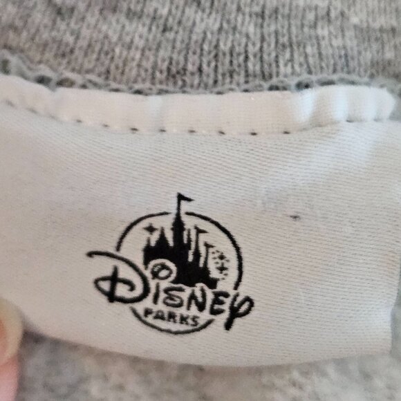 WALT DISNEY WORLD 2020 MEN'S LARGE Mickey & Friends Gray Sweatshirt Top Unisex - Picture 5 of 9